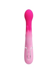 Pretty Love - Dejon 3 In 1 Multifunzione Vibratore Rabbit Rosa - PRETTY LOVE - Vibratori Rabbit | erosidea.com