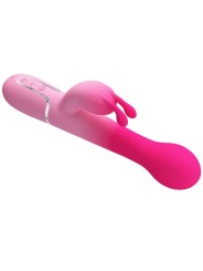Pretty Love - Dejon 3 In 1 Multifunzione Vibratore Rabbit Rosa - PRETTY LOVE - Vibratori Rabbit | erosidea.com