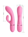 Pretty Love - Vibratore Rabbit Marski - Rosa - PRETTY LOVE FLIRTATION - Vibratori Rabbit | erosidea.com