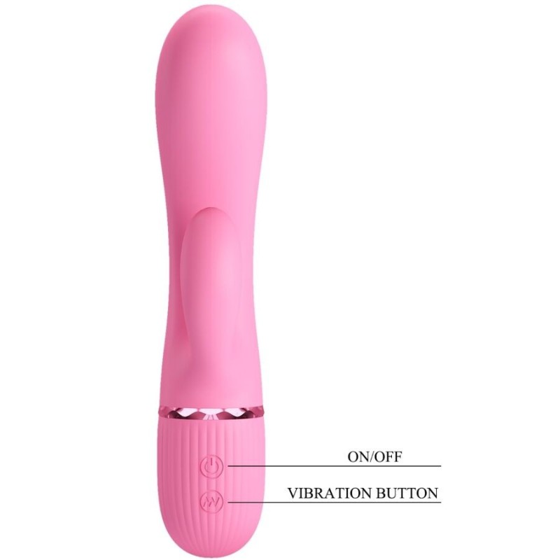 Pretty Love - Vibratore Rabbit Marski - Rosa - PRETTY LOVE FLIRTATION - Vibratori Rabbit | erosidea.com