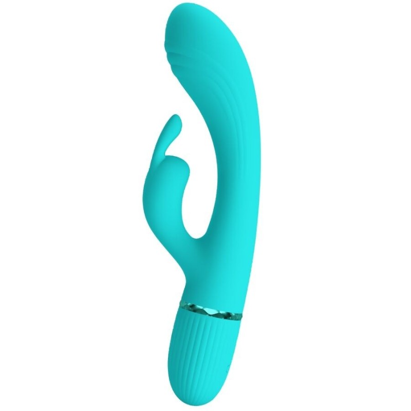 Pretty Love - Vibratore Rabbit Scocco - Turchese - PRETTY LOVE FLIRTATION - Vibratori Rabbit | erosidea.com