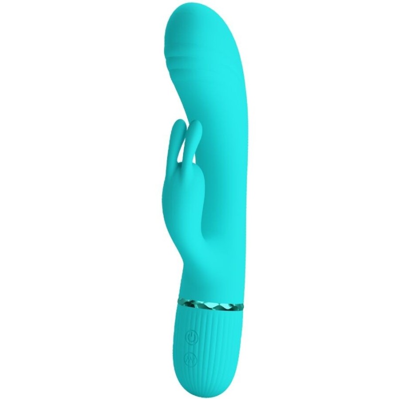 Pretty Love - Vibratore Rabbit Scocco - Turchese - PRETTY LOVE FLIRTATION - Vibratori Rabbit | erosidea.com