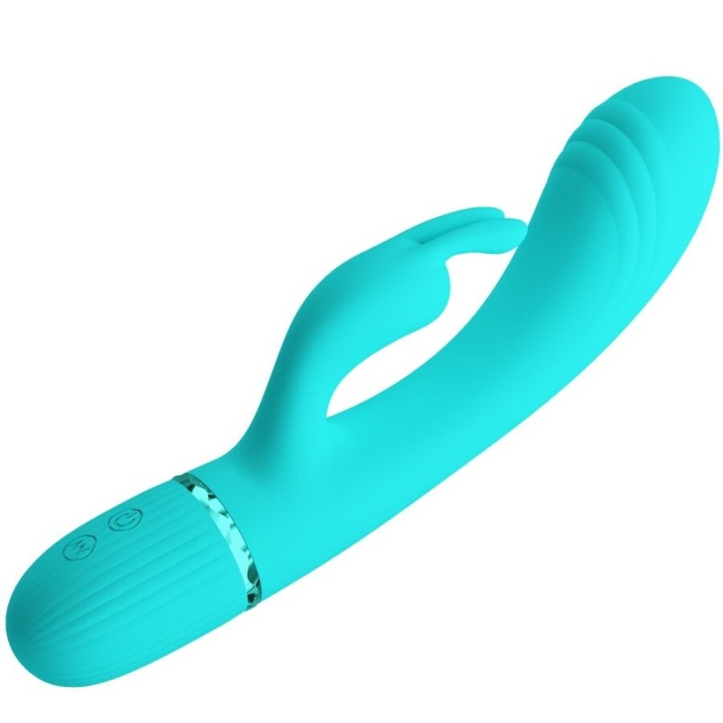 Pretty Love - Vibratore Rabbit Scocco - Turchese - PRETTY LOVE FLIRTATION - Vibratori Rabbit | erosidea.com
