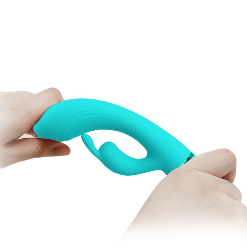 Pretty Love - Vibratore Rabbit Scocco - Turchese - PRETTY LOVE FLIRTATION - Vibratori Rabbit | erosidea.com