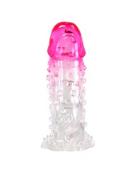 Pretty Love - Guaina Di Allargamento Realistica Wilford Con Pene Rilievo Rosa - PRETTY LOVE - Guaine e Prolunghe | erosidea.com