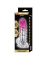 Pretty Love - Guaina Di Allargamento Realistica Wilford Con Pene Rilievo Rosa - PRETTY LOVE - Guaine e Prolunghe | erosidea.com