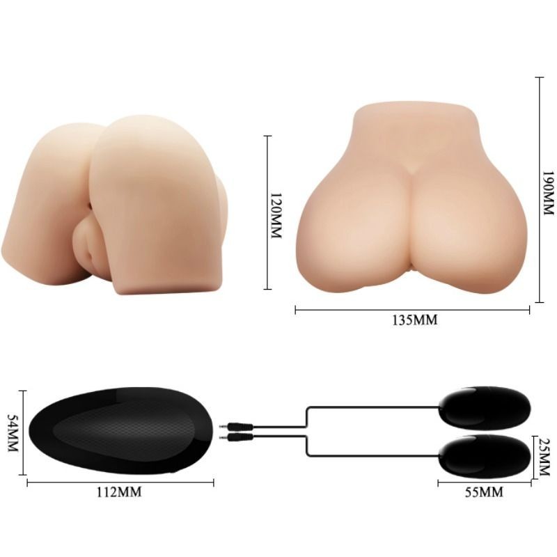 Crazy Bull - Vagina E Ano Realistici Con Vibrazione Posizione 4 - CRAZY BULL - Masturbatori Ano | erosidea.com