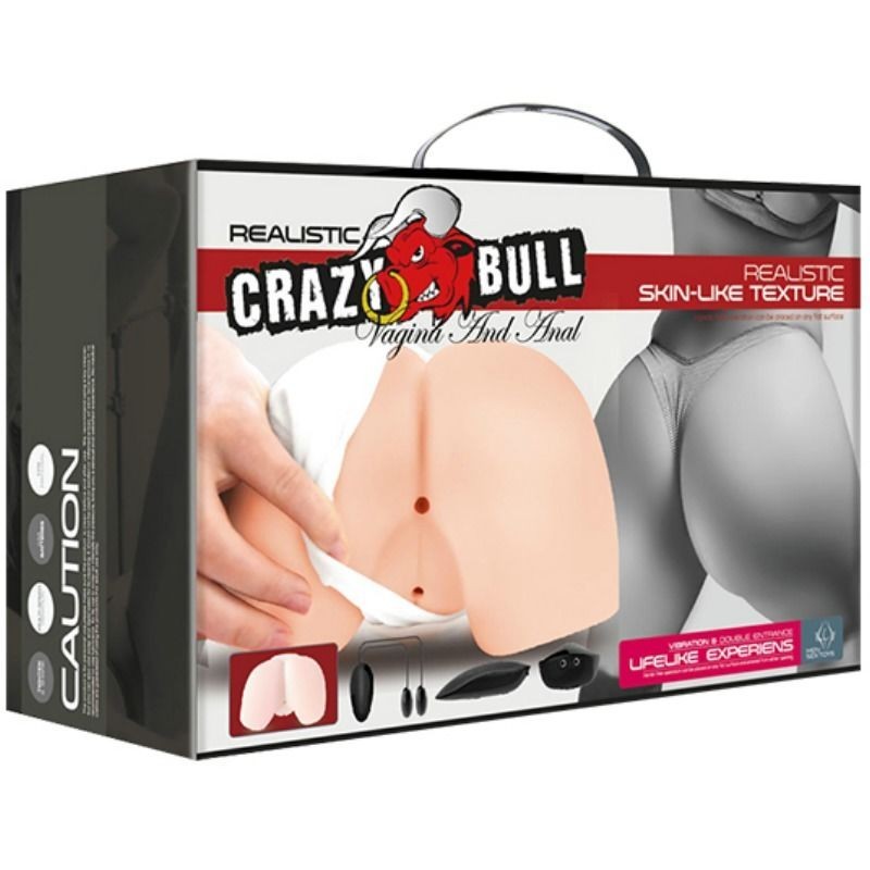 Crazy Bull - Vagina E Ano Realistici Con Vibrazione Posizione 4 - CRAZY BULL - Masturbatori Ano | erosidea.com