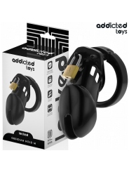 Addicted Toys Locked - Gabbia Pene Obsidian Hold Taglia M - ADDICTED TOYS LOCKED - Costrittivi | erosidea.com