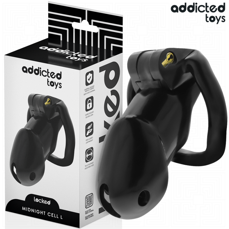 Addicted Toys Locked - Mindnight Cell Gabbia Pene Taglia L - ADDICTED TOYS LOCKED - Costrittivi | erosidea.com
