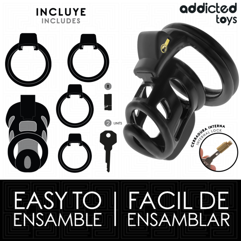 Addicted Toys Locked - Gabbia Pene Gilden Cage Taglia M - ADDICTED TOYS LOCKED - Costrittivi | erosidea.com