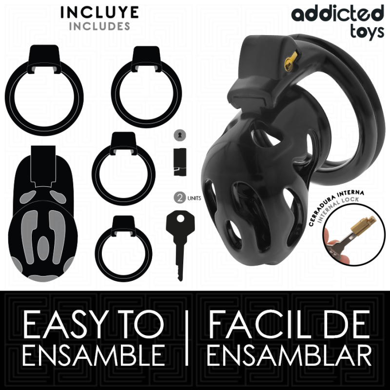 Addicted Toys Locked - Gabbia Pene Sigillata Crypt 8 Cm - ADDICTED TOYS LOCKED - Costrittivi | erosidea.com