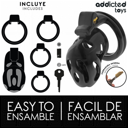 Addicted Toys Locked - Gabbia Pene Sigillata Crypt 8 Cm - ADDICTED TOYS LOCKED - Costrittivi | erosidea.com