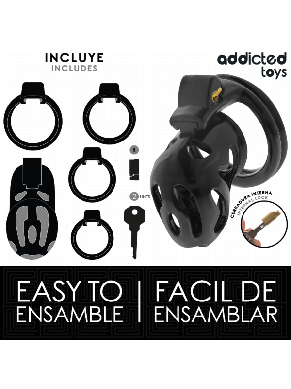 Addicted Toys Locked - Gabbia Pene Sigillata Crypt 8 Cm - ADDICTED TOYS LOCKED - Costrittivi | erosidea.com