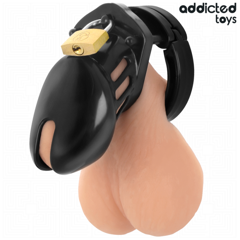 Addicted Toys Locked - Gabbia Pene Obsidian Hold Taglia S - ADDICTED TOYS LOCKED - Costrittivi | erosidea.com