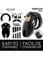 Addicted Toys Locked - Gabbia Pene Obsidian Hold Taglia S - ADDICTED TOYS LOCKED - Costrittivi | erosidea.com
