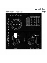 Addicted Toys Locked - Gabbia Pene Silenziosa 75 Cm - ADDICTED TOYS LOCKED - Costrittivi | erosidea.com