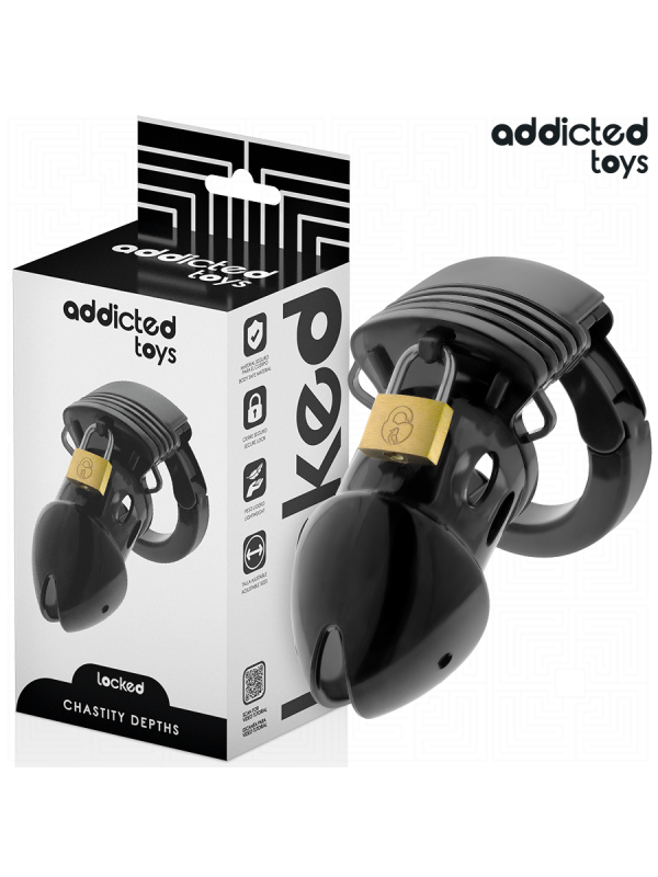 Addicted Toys Bloccato - Gabbia Pene Profonda Di Castit€ 75 Cm - ADDICTED TOYS LOCKED - Costrittivi | erosidea.com