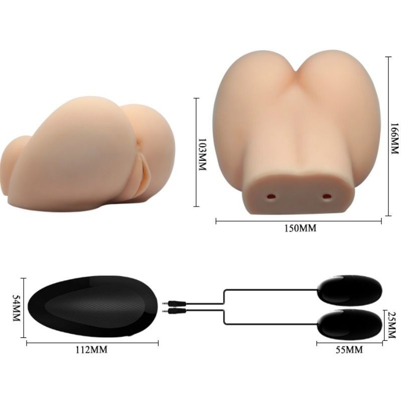 Crazy Bull - Vagina E Ano Realistici Con Vibrazione Posizione 6 - CRAZY BULL - Masturbatori Ano | erosidea.com