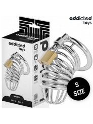 Addicted Toys Locked - Gabbia Pene Metallo Con Cellule Di Ferro 4 Cm Taglia S - ADDICTED TOYS LOCKED - Costrittivi | erosidea.com