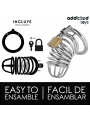 Addicted Toys Locked - Gabbia Pene Metallo Con Cellule Di Ferro 4 Cm Taglia S - ADDICTED TOYS LOCKED - Costrittivi | erosidea.com