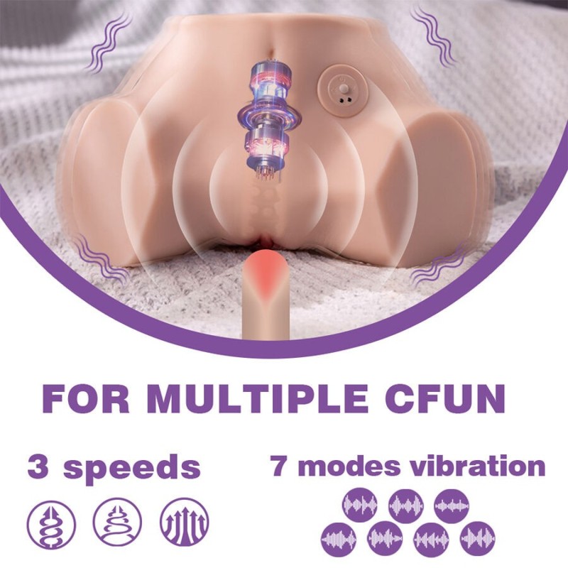 Xise - Fennie Shaking Masturbatore Multiposizione Realistico Per Vagina E Ano Con Vibrazione - XISE - Masturbatori Maxi | erosidea.com