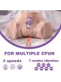 Xise - Fennie Shaking Masturbatore Multiposizione Realistico Per Vagina E Ano Con Vibrazione - XISE - Masturbatori Maxi | erosidea.com