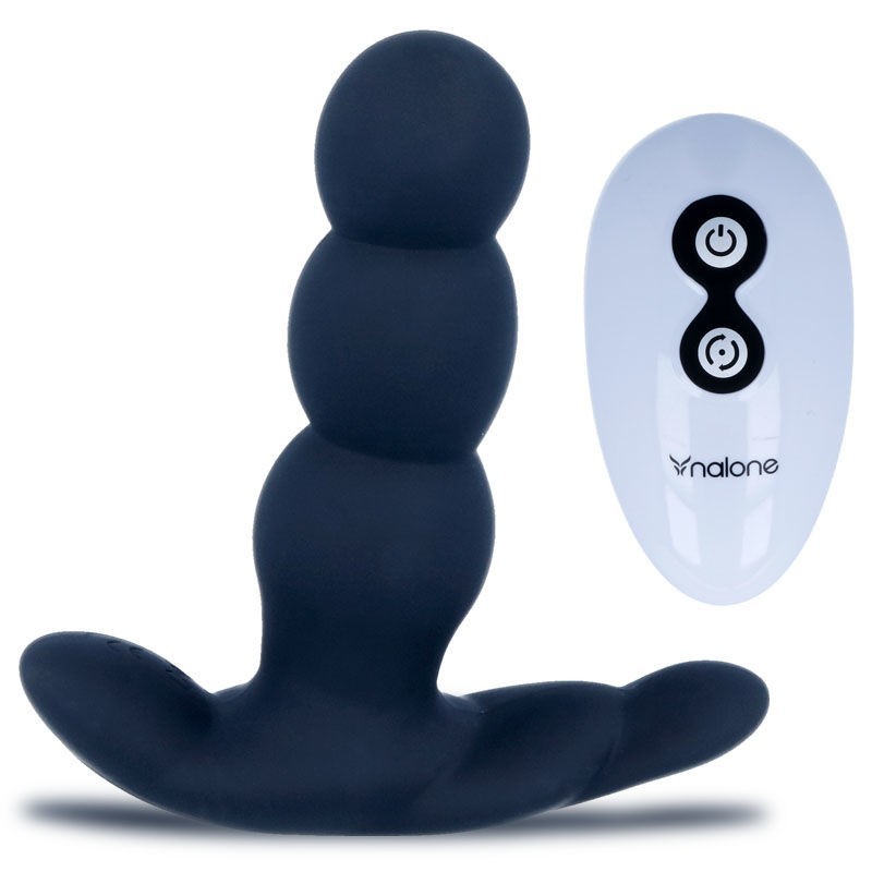 Vibratore Nalone Anale Pearl Telecomando Nero - NALONE - Plug e Catene Anali | erosidea.com