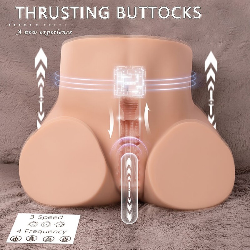 Xise - Ethel Thrusting Masturbatore Vagina Realistico Con Vibrazione Multiposizione - XISE - Masturbatori Vagina | erosidea.com
