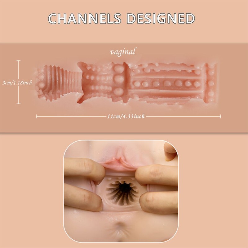 Xise - Ethel Thrusting Masturbatore Vagina Realistico Con Vibrazione Multiposizione - XISE - Masturbatori Vagina | erosidea.com