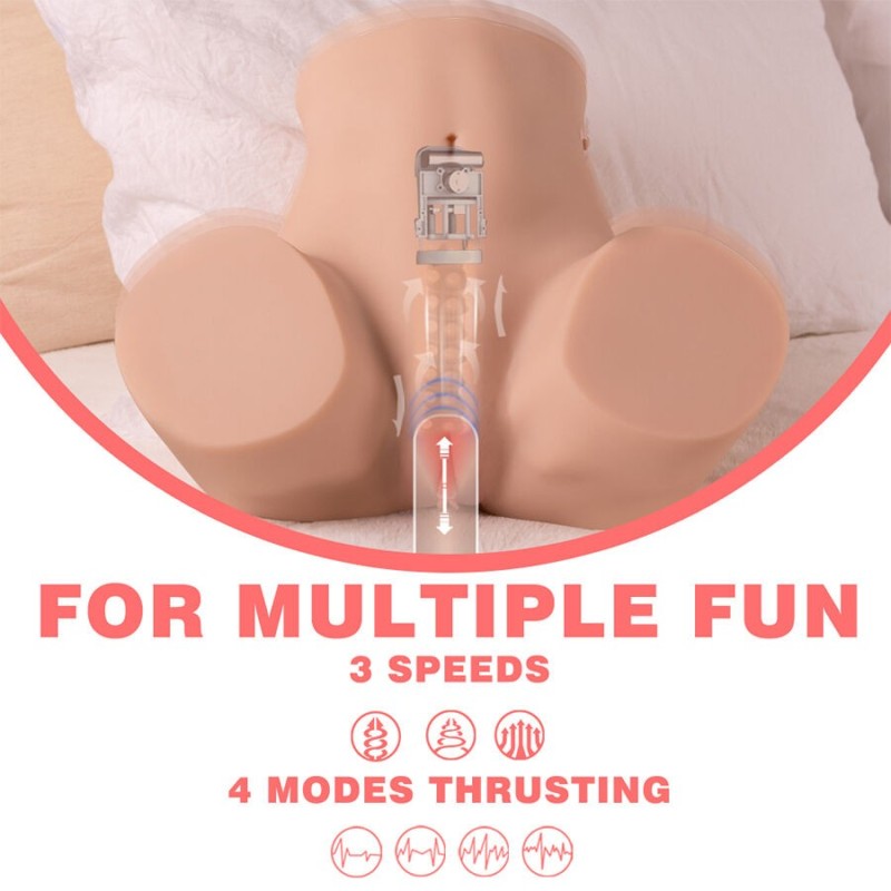 Xise - Danae Thrusting Realistico Masturbatore Vagina Con Vibrazione Multi-Posizione - XISE - Masturbatori Vagina | erosidea.com