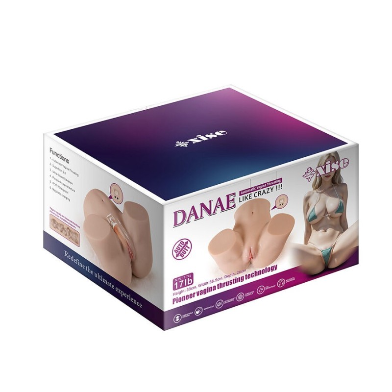 Xise - Danae Thrusting Realistico Masturbatore Vagina Con Vibrazione Multi-Posizione - XISE - Masturbatori Vagina | erosidea.com