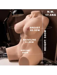 Xise - Muriel Torso Realistico Femminile Con Spinta 55 Cm - XISE - Masturbatori Maxi | erosidea.com