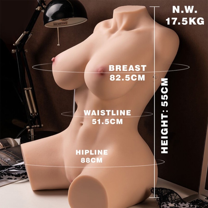 Xise - Muriel Torso Realistico Femminile Con Spinta 55 Cm - XISE - Masturbatori Maxi | erosidea.com