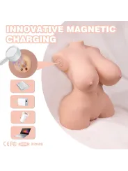 Xise - Torso Realistico Piccolo E Spinto Con Vibrazione Femminile 40 Cm - XISE - Masturbatori Maxi | erosidea.com