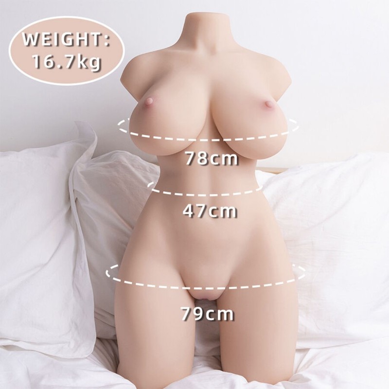Xise - Torso Realistico Vibrante Femminile Con Spinta 71 Cm - XISE - Masturbatori Maxi | erosidea.com