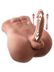 Xise - Bertlett Dildo Ass Realistico Dildo E Ano Masturbatore Posizione Frontale Con Spinta 18 Cm - XISE - Dildo Realistici | erosidea.com