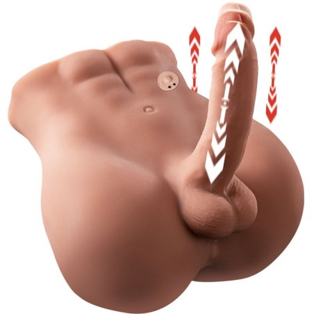 Xise - Bertlett Dildo Ass Realistico Dildo E Ano Masturbatore Posizione Frontale Con Spinta 18 Cm - XISE - Dildo Realistici | erosidea.com
