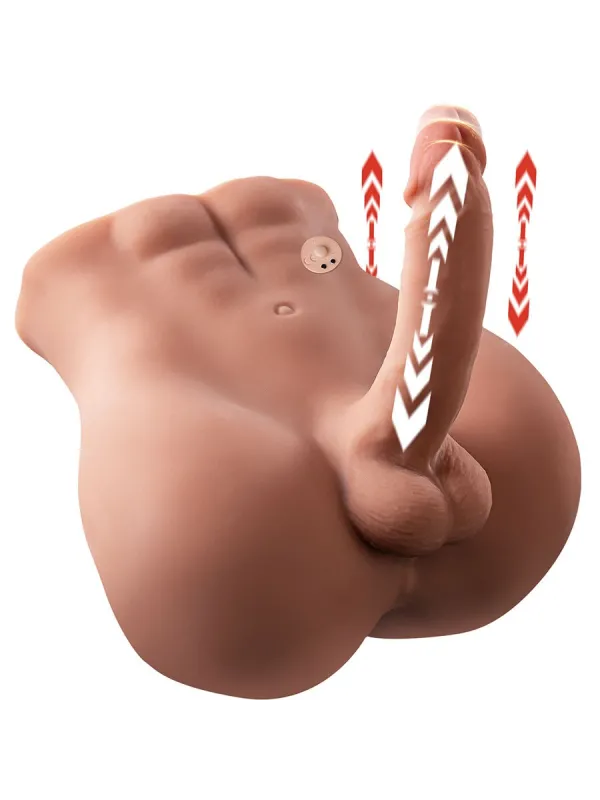 Xise - Bertlett Dildo Ass Realistico Dildo E Ano Masturbatore Posizione Frontale Con Spinta 18 Cm - XISE - Dildo Realistici | erosidea.com