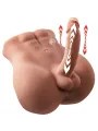 Xise - Bertlett Dildo Ass Realistico Dildo E Ano Masturbatore Posizione Frontale Con Spinta 18 Cm - XISE - Dildo Realistici | erosidea.com