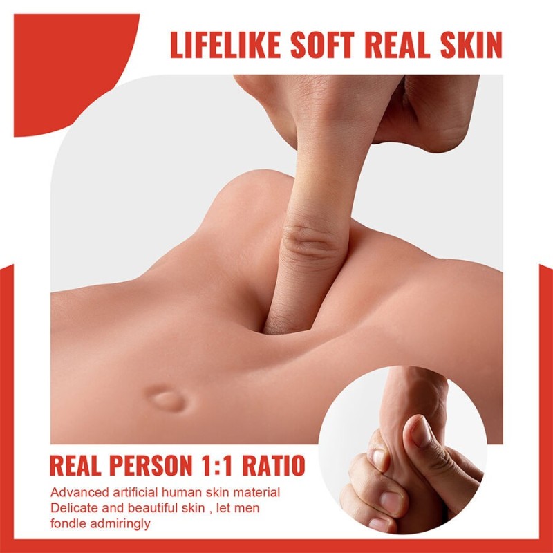 Xise - Bertlett Dildo Ass Realistico Dildo E Ano Masturbatore Posizione Frontale Con Spinta 18 Cm - XISE - Dildo Realistici | erosidea.com