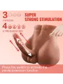 Xise - Bertlett Dildo Ass Realistico Dildo E Ano Masturbatore Posizione Frontale Con Spinta 18 Cm - XISE - Dildo Realistici | erosidea.com
