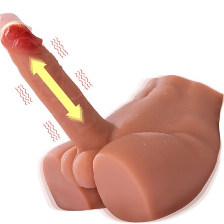 Xise - Peel Dildo Ass Realistico Dildo Masturbatore Posizione Frontale Con Spinta 175 Cm - XISE - Dildo Realistici | erosidea.com