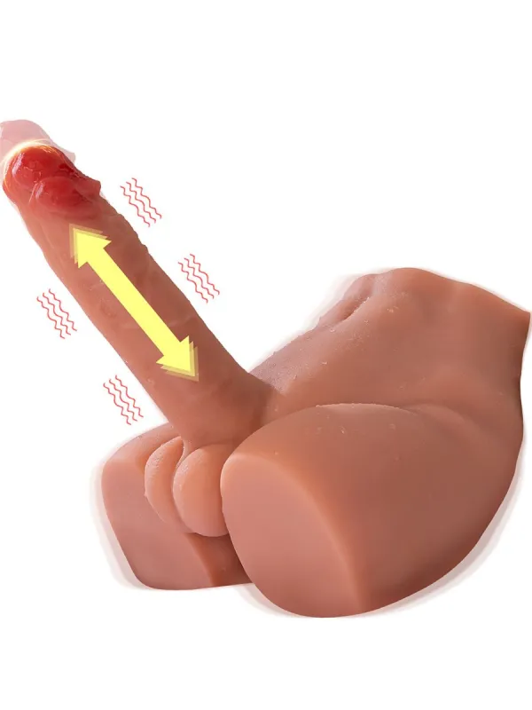Xise - Peel Dildo Ass Realistico Dildo Masturbatore Posizione Frontale Con Spinta 175 Cm - XISE - Dildo Realistici | erosidea.com