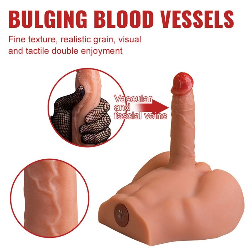Xise - Peel Dildo Ass Realistico Dildo Masturbatore Posizione Frontale Con Spinta 175 Cm - XISE - Dildo Realistici | erosidea.com