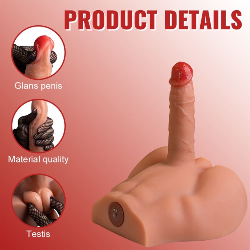 Xise - Peel Dildo Ass Realistico Dildo Masturbatore Posizione Frontale Con Spinta 175 Cm - XISE - Dildo Realistici | erosidea.com