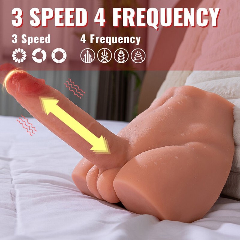 Xise - Peel Dildo Ass Realistico Dildo Masturbatore Posizione Frontale Con Spinta 175 Cm - XISE - Dildo Realistici | erosidea.com