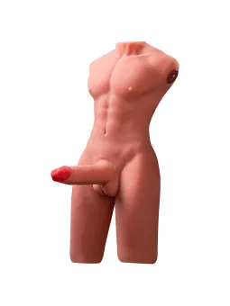 Xise - Jason Mezzo Corpo Torso Maschile Realistico Con Spinta E Vibrazione 55 Cm