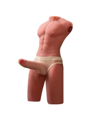 Xise - Jason Mezzo Corpo Torso Maschile Realistico Con Spinta E Vibrazione 55 Cm - XISE - Masturbatori Maxi | erosidea.com