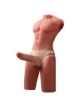 Xise - Jason Mezzo Corpo Torso Maschile Realistico Con Spinta E Vibrazione 55 Cm - XISE - Masturbatori Maxi | erosidea.com